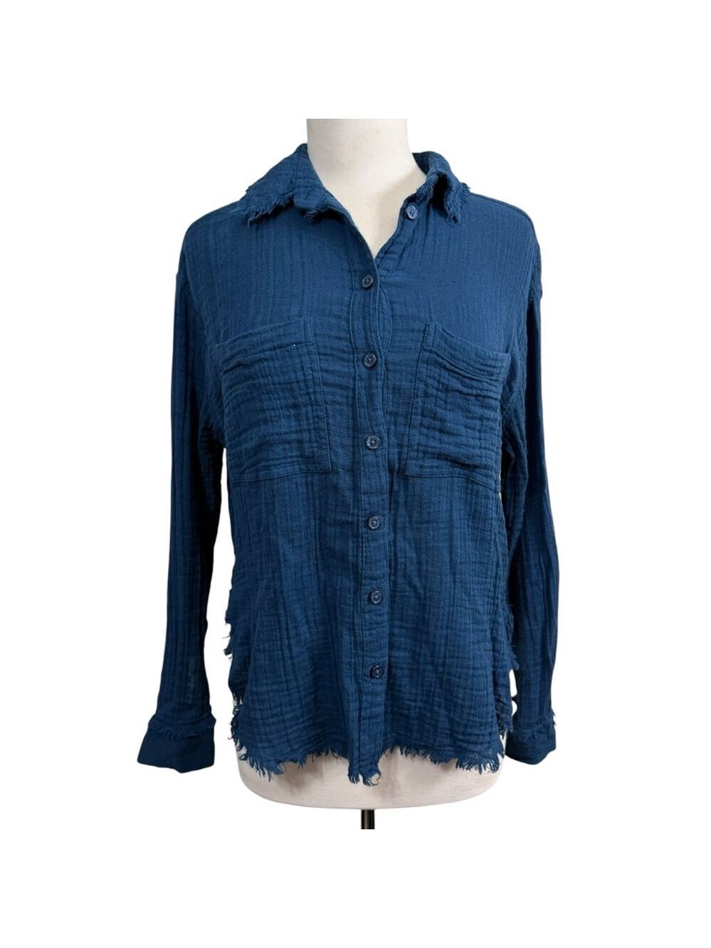 Women's Urban Outfitters Shirt XS Blue‎
